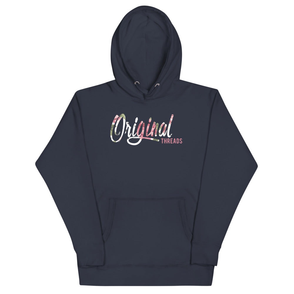 ORIGINAL THREADS LOGO HOODIE (NAVY)
