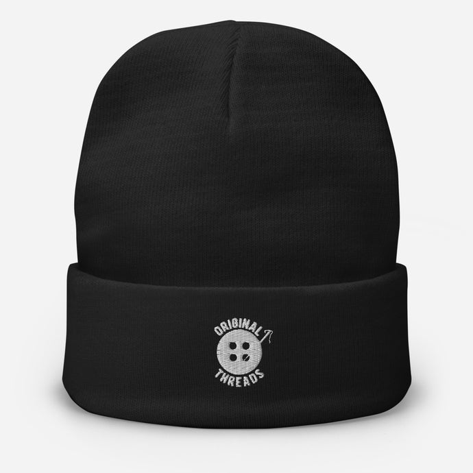 GREY LOGO BEANIE