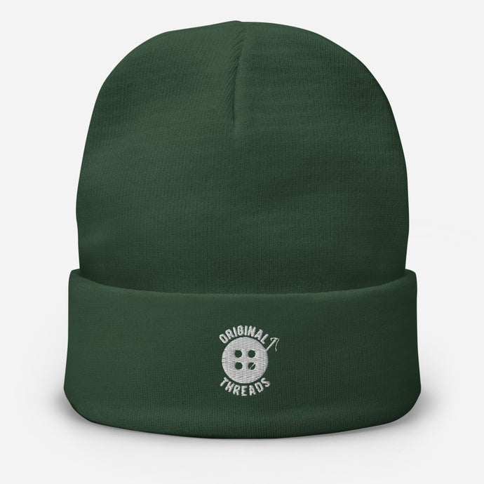 GREEN LOGO BEANIE