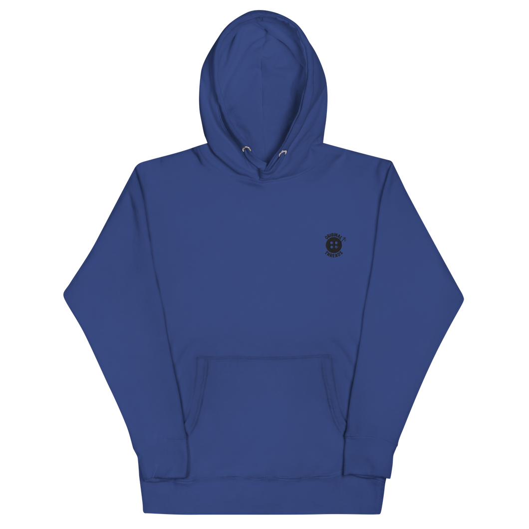 EMBROIDERY LOGO HOODIE (NAVY)